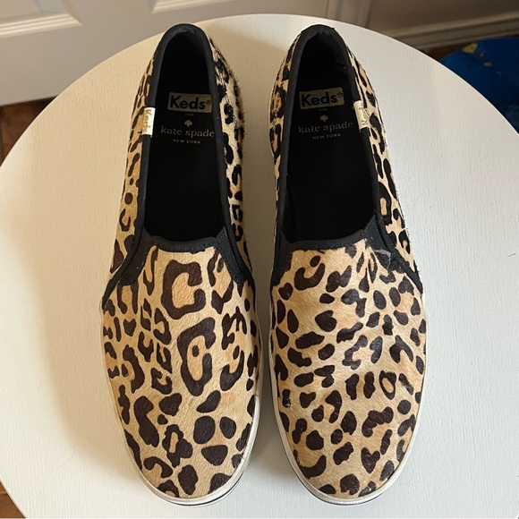 Keds X Kate Spade New York Double Decker Leopard-print Sneakers